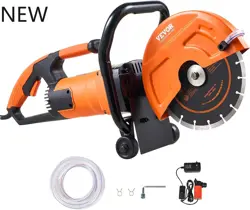 VEVOR ELECTRIC CONCRETE SAW, 9 IN CIRCULAR SAW CUTTER,GOOD