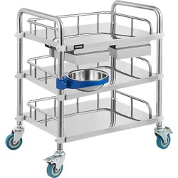 LAB CART STAINLESS