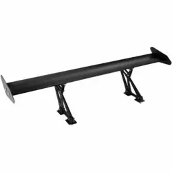 43.3 IN. SINGLE DECK GT WING CAR SPOILER ADJUSTABLE LIGHTWEIGHT ALUMINUM CAR REA