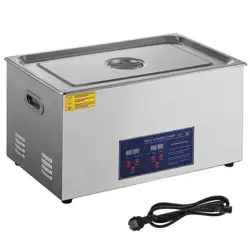 DIGITAL 22L ULTRASONIC CLEANER STAINLESS STEEL INDUSTRY HEATED HEATER W/TIMER