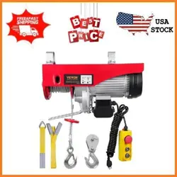 ELECTRIC HOIST, 440LBS GARAGE HOIST WITH 14FT WIRED CONTROL, 110 VOLT