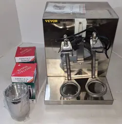 COMMERCIAL VEVOR DOUBLE BOBA SHAKING MACHINE MODEL LJY 120-2,