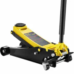 FLOOR JACK 4 TON LOW PROFILE FLOOR JACK, HEAVY-DUTY STEEL RACING FLOOR JACK LIFT