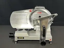 VEVOR WED-250B3 COMMERCIAL MEAT SLICER STAINLESS STEEL USED