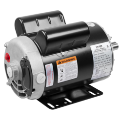 VEVOR 5HP AIR COMPRESSOR MOTOR, 3450RPM ELECTRIC MOTOR, 230V 22 AMPS, 7/8