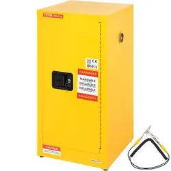 YELLOW SAFETY CABINET  900X460X460MM STORAGE FLAMMABLE LIQUIDS BARGAIN SALE