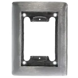 THOMAS & BETTS P64-CP-AL ALUMINUM SINGLE GANG CARPET FLANGE STEEL CITY