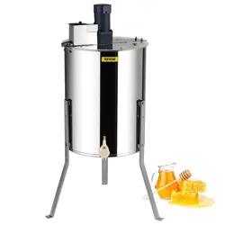 VEVOR ELECTRIC HONEY EXTRACTOR, 4/8 FRAMES HONEY SPINNER EXTRACTOR, STAINLESS ST