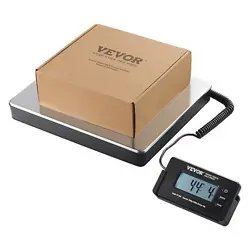 SHIPPING SCALE VEVOR DIGITAL 440 LBS X 1.7 OZ. HEAVY DUTY POSTAL SCALE TIMER