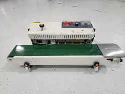 AUTOMATIC HORIZONTAL CONTINUOUS PLASTIC BAG BAND SEALING SEALER MACHINE FR-770