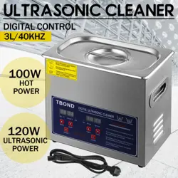 3.2L ULTRASONIC CLEANER INDUSTRY CLEANING EQUIPMENT WITH DIGITAL TIMER & HEATER