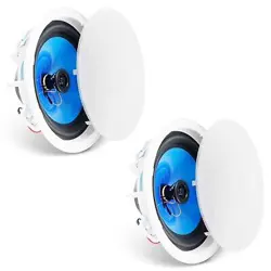 VEVOR CEILING SPEAKERS FLUSH MOUNT CEILING & IN-WALL SPEAKER