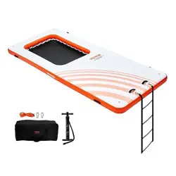 VEVOR INFLATABLE FLOATING DOCK, INFLATABLE DOCK PLATFORM