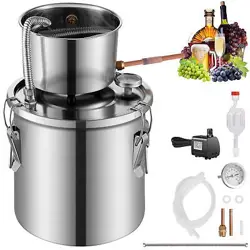 VEVOR ALCOHOL STILL STAINLESS STEEL WATER ALCOHOL DISTILLER