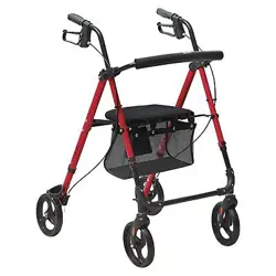 VEVOR ROLLATOR WALKER FOR SENIORS AND ADULT, LIGHTWEIGHT ALUMINUM FOLDABLE