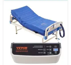 8 IN. ALTERNATING AIR MATTRESS DUAL-LAYER 3 MODES PRESSURE PAD 450 LBS. OPEN BOX