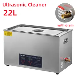 COMMERCIAL 22L ULTRASONIC CLEANER CLEANING MACHINE INDUSTRY HEATED W/ TIMER NEW