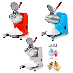 VEVOR ELECTRIC ICE CRUSHER MACHINE 220/176LBS/HR SNOW CONE MAKER SHAVED ICE 300W