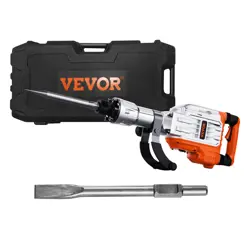VEVOR 2200W DEMOLITION JACK HAMMER CONCRETE BREAKER ELECTRIC HAMMER2 CHISEL BITS