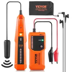 VEVOR UNDERGROUND CABLE LOCATOR 3 FT MAX. DETECTION DEPTH WIRE BREAK DETECTOR N