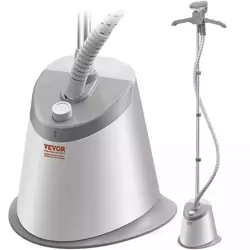 GARMENT STEAMER STANDING 12 IN. UPRIGHT GARMENT STEAMER WHITE 0.5 GAL. WATER 90