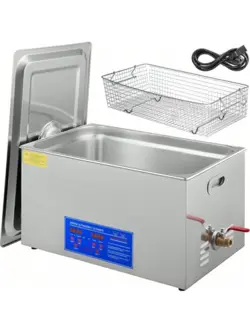 VEVOR 30L INDUSTRIAL ULTRASONIC CLEANER WITH DIGITAL TIMER&HEATER 40KHZ