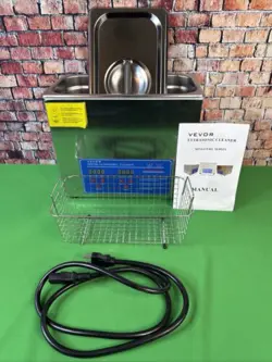 VEVOR PS-30A ULTRASONIC CLEANER TESTED WITH BASKET