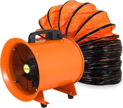 VEVOR UTILITY BLOWER FAN, 12 INCHES, 520W 2295 CFM HIGH VELOCITY VENTILATOR W