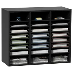 24 COMPARTMENTS BLACK