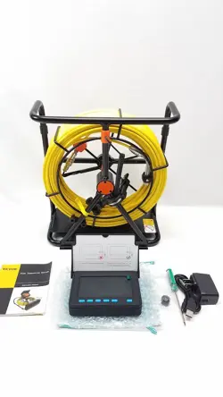 VEVOR SEWER CAMERA 164FT/50M HD PIPE INSPECTION SYSTEM CAMERA LCD MONITOR NEW