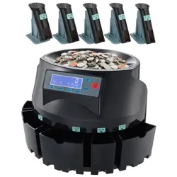 VEVOR USD COIN COUNTER & COIN SORTERS WITH LCD DISPLAY, COIN SORTER MACHINE