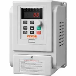 VEVOR VFD 2.2KW 10 AMP 3HP VARIABLE FREQUENCY FOR 3-PHASE MOTOR SPEED CONTROL