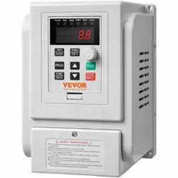 VEVOR VFD 2.2KW 10 AMP 3HP VARIABLE FREQUENCY DRIVE FOR 3-PHASE MOTOR SPEED CONT
