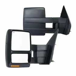 US TOWING MIRRORS PAIR 2004-2014 FORD F150 LIGHT MANUAL CONTROLLING TELESCOPING