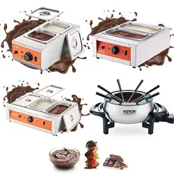 VEVOR CHOCOLATE MELTING POT CHEESE MELTING WARMER CHOCOLATE TEMPERING MACHINE