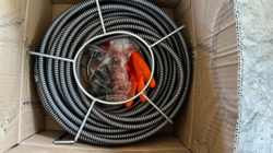 DRAIN CABLE SEWER CABLE 100FT 1/2IN DRAIN CLEANING CABLE AUGER SNAKE PIPE