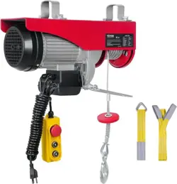 ELECTRIC HOIST WITH REMOTE CONTROL, 440 LBS MATERIAL HANDLING TOOL 110V ELECTRIC