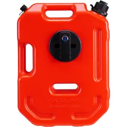 VEVOR GAS CAN, 2.64 GALLON/10L, FUEL TANK WITH SPOUT AND LOCKABLE BRACKET,