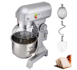15 QT. COMMERCIAL FOOD MIXER 3 SPEEDS ADJUSTABLE SPIRAL MIXER WITH STAINLESS STE