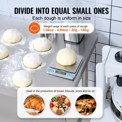 VEVOR COMMERCIAL MANUAL DOUGH DIVIDER 40PCS DOUGH PRESS CUTTER MAKER BAKERY USE