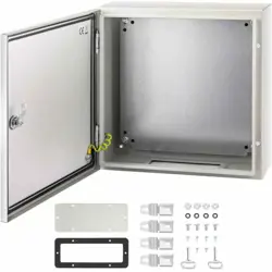 VEVOR ELECTRICAL ENCLOSURE 16 IN. X 16 IN. X 6 IN. NEMA 4X JUNCTION BOX CARBON