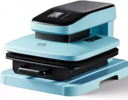 VEVOR AUTO HEAT PRESS MACHINE FOR T SHIRTS, 15X15 SMART TSHIRT PRESS MACHINE