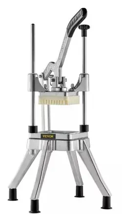 VEVOR COMMERCIAL VEGETABLE CHOPPER 4-BLADES DICER HEAVY-DUTY FRUIT CUTTER WH1