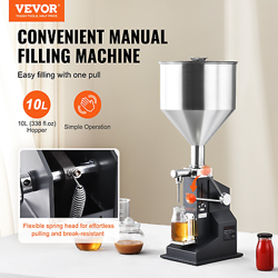 VEVOR MANUAL PASTE LIQUID FILLING MACHINE, 5-50ML BOTTLE FILLER