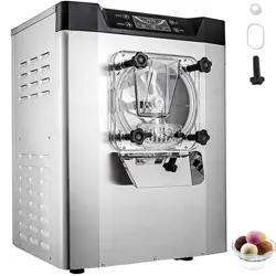 VEVOR COMMERCIAL ICE CREAM MACHINE 1400W 20/5.3 GPH HARD SERVE ICE CREAM MAKER W