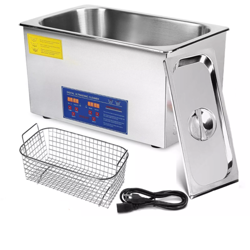 22L ULTRASONIC CLEANER WITH TIMER HEATING MACHINE DIGITAL SONIC CLEANER SUS304