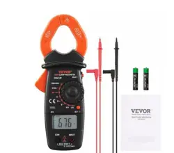 VEVOR 400 AMP DIGITAL CLAMP METER DC/AC MULTIMETER TRUE RMS AUTO RANGING