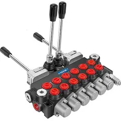 VEVOR HYDRAULIC DIRECTIONAL CONTROL VALVE, 6 SPOOL HYDRAULIC SPOOL VALVE, 11 GPM