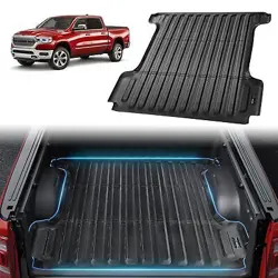 VEVOR TRUCK BED MAT FIT 2019-2024 DODGE RAM1500 TPE TRUCK BED LINER ACCESSORIES