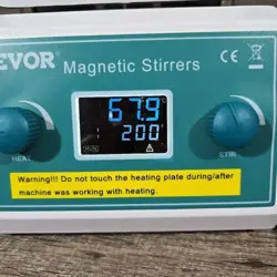 💥VEVOR MAGNETIC HOTPLATE STIRRER 110 VAC 0-2000 RPM 2000 ML SH-3ABE